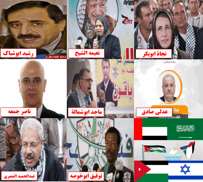 کاندیداهای احتمالی فلسطینی