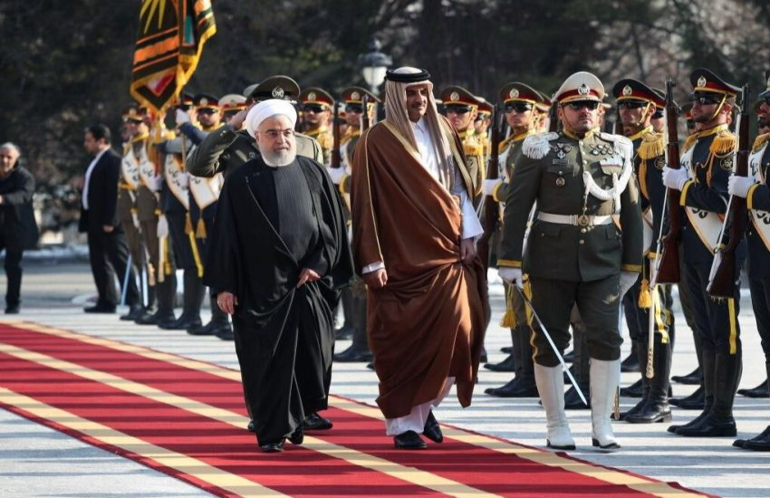 روحانی و امیر قطر در تهران