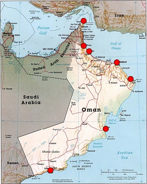 موقعیت بندری عمان