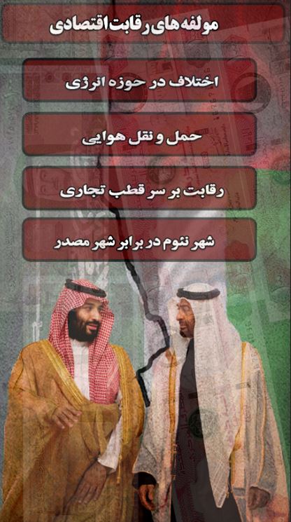 مولفه های رقابت اقتصادی عربستان و امارات متحده عربی